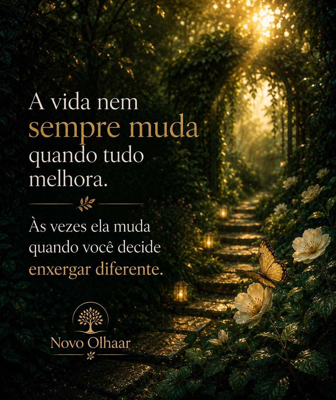 A vida nem sempre muda