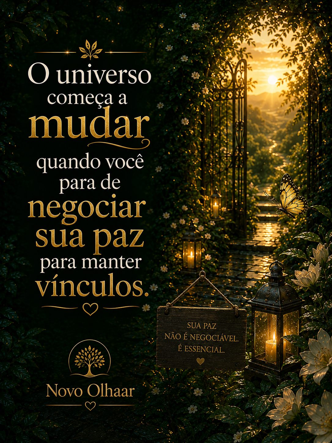 O universo começa a mudar