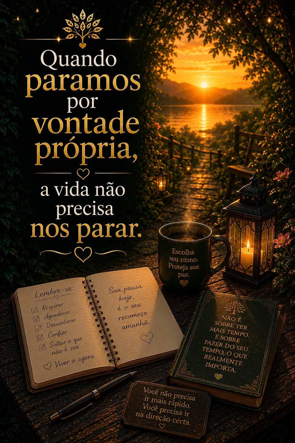 Quando paramos por vontade própria
