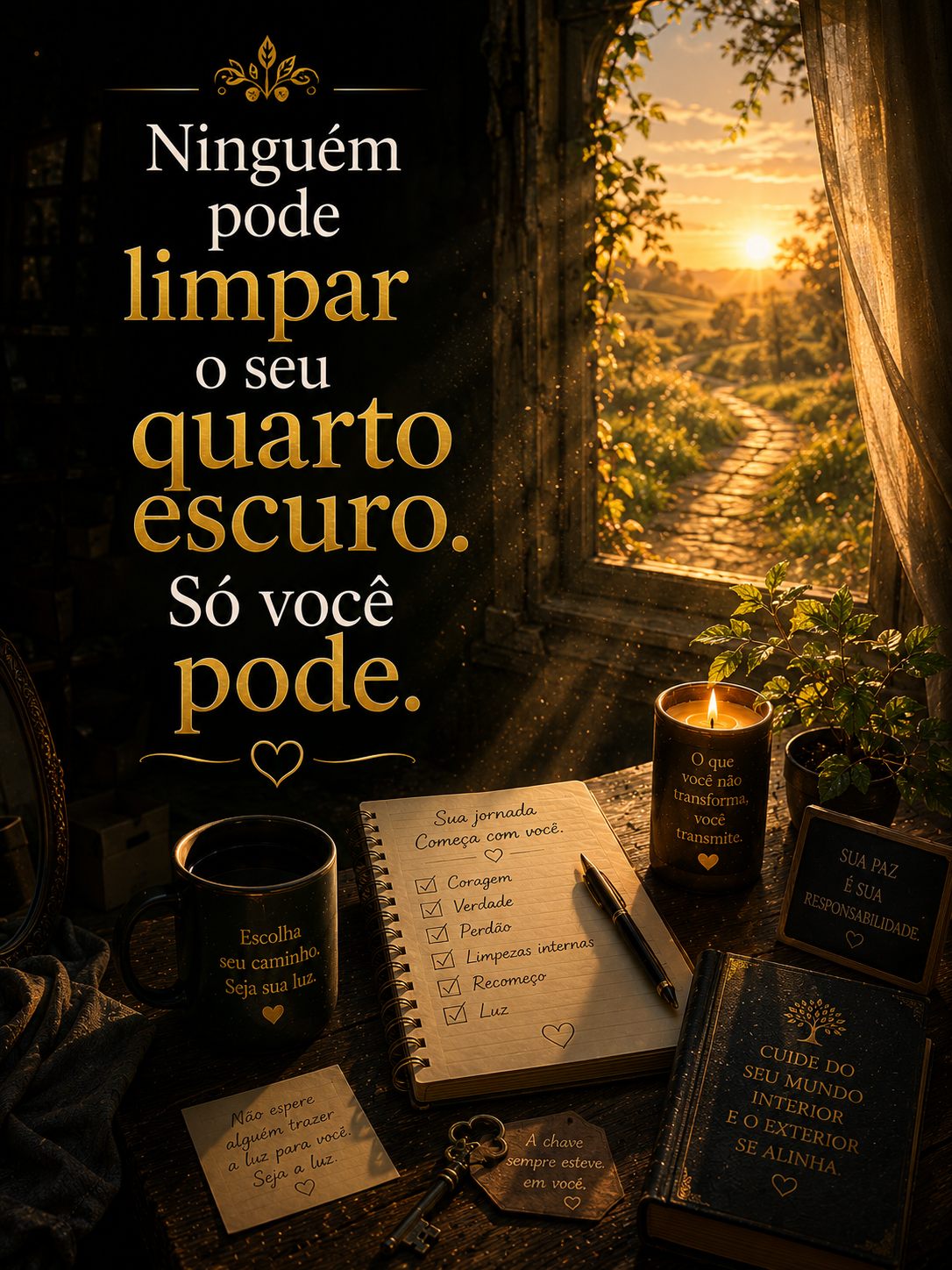 Ninguém pode limpar o quarto escuro