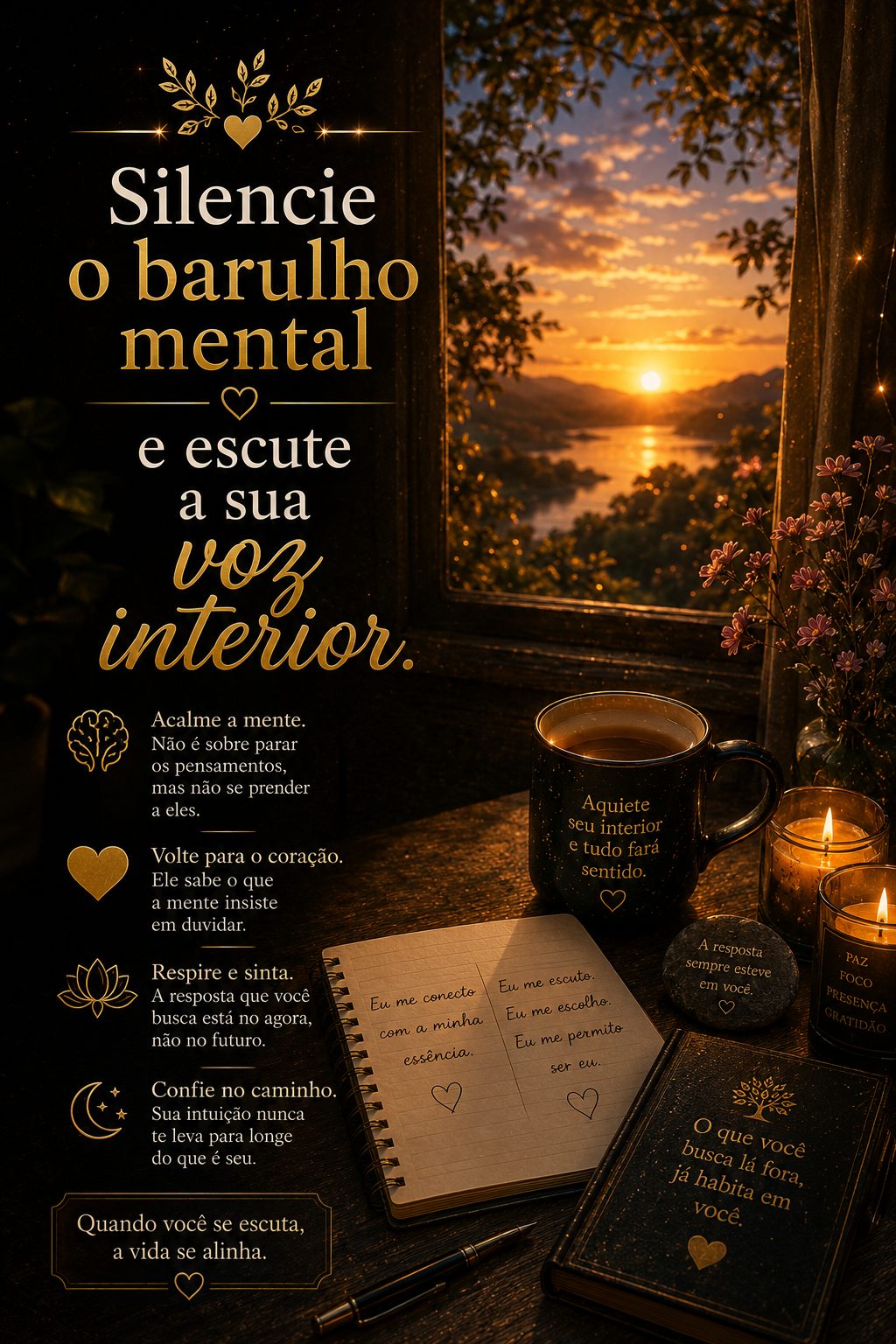 Silencie o barulho mental